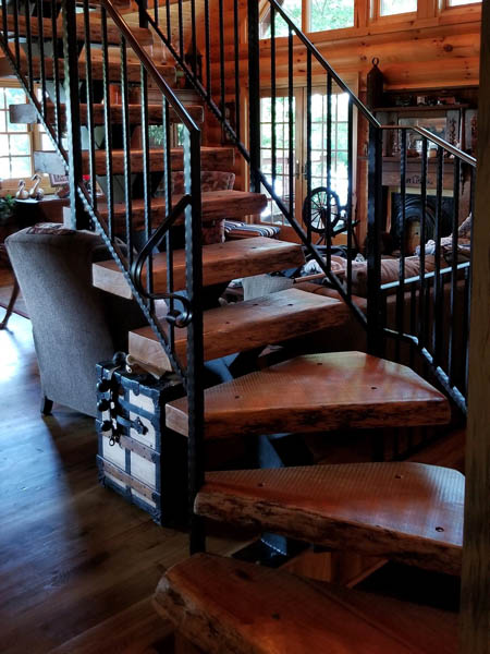 Cabin Mono Beam Staircase